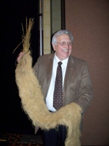 Wes Jackson and the Kernza(tm) root system.