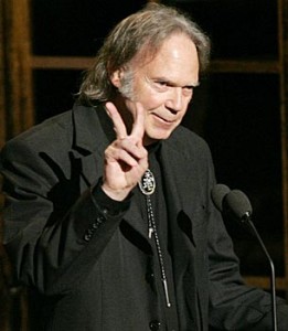neilyoung Neil Young. Still strong, still showing his colors
