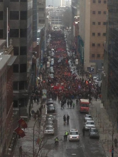 montreal march feb 26 arial shot