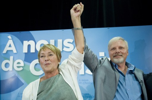 Pauline Marois and Jean-François Lisée (Canadian Press)