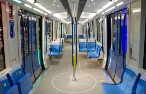 new montreal metro car interior