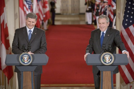 Stephen_Harper_and_George_W._Bush_July_6_2006