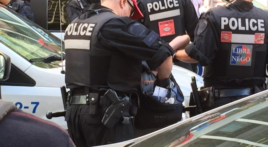 Quebec, Canada Police SPVM genuine officer cap Montreal 